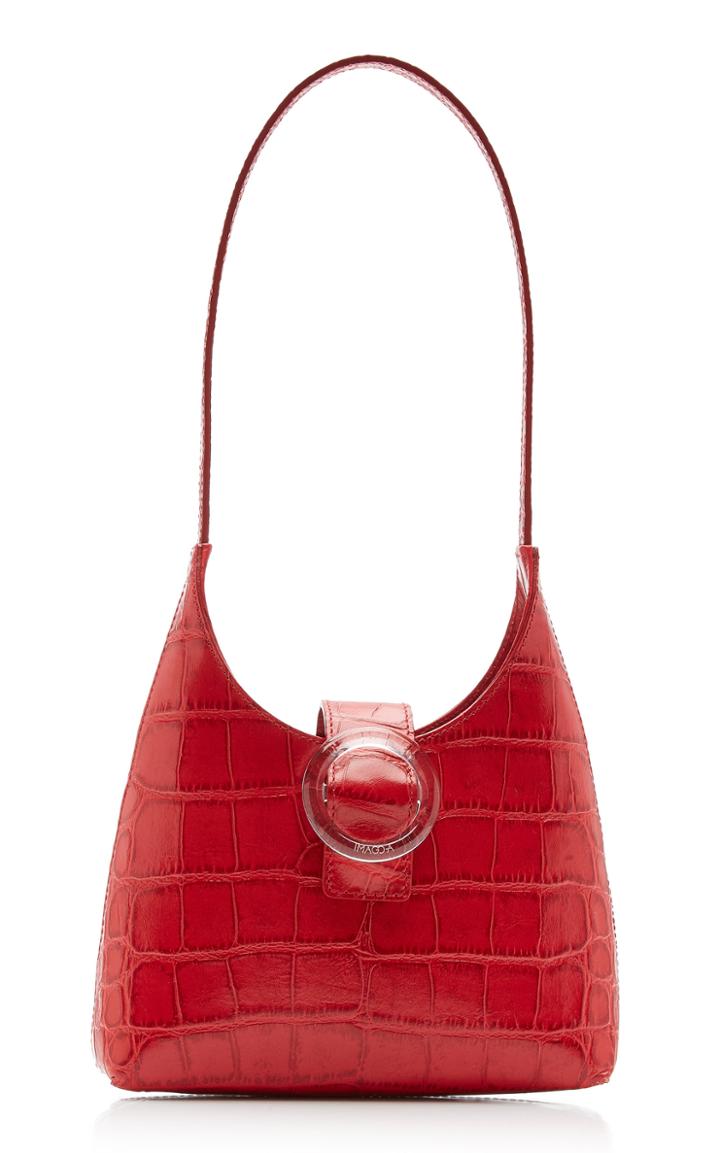 Imago-a Lucite Croc-effect Leather Shoulder Bag