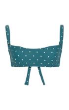 Asceno Polka Dot Bikini Top