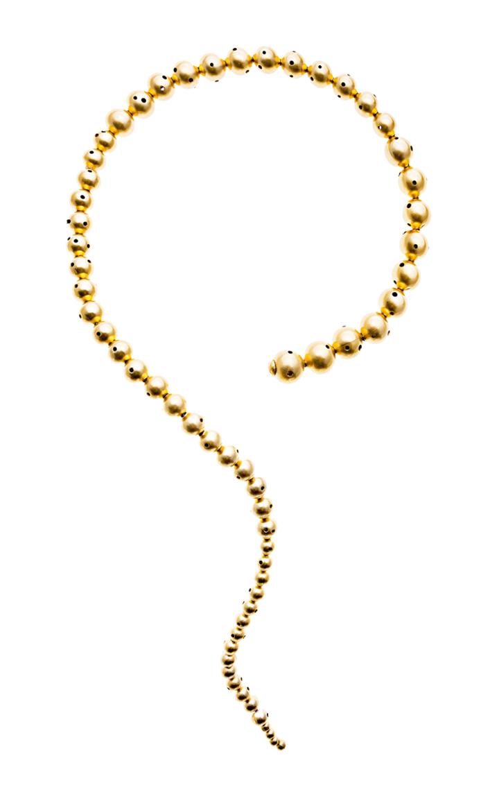 Paula Mendoza Glacucus Gold-plated Coil Necklace