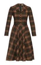 Lena Hoschek Highlander Plaid Wool-twill Dress