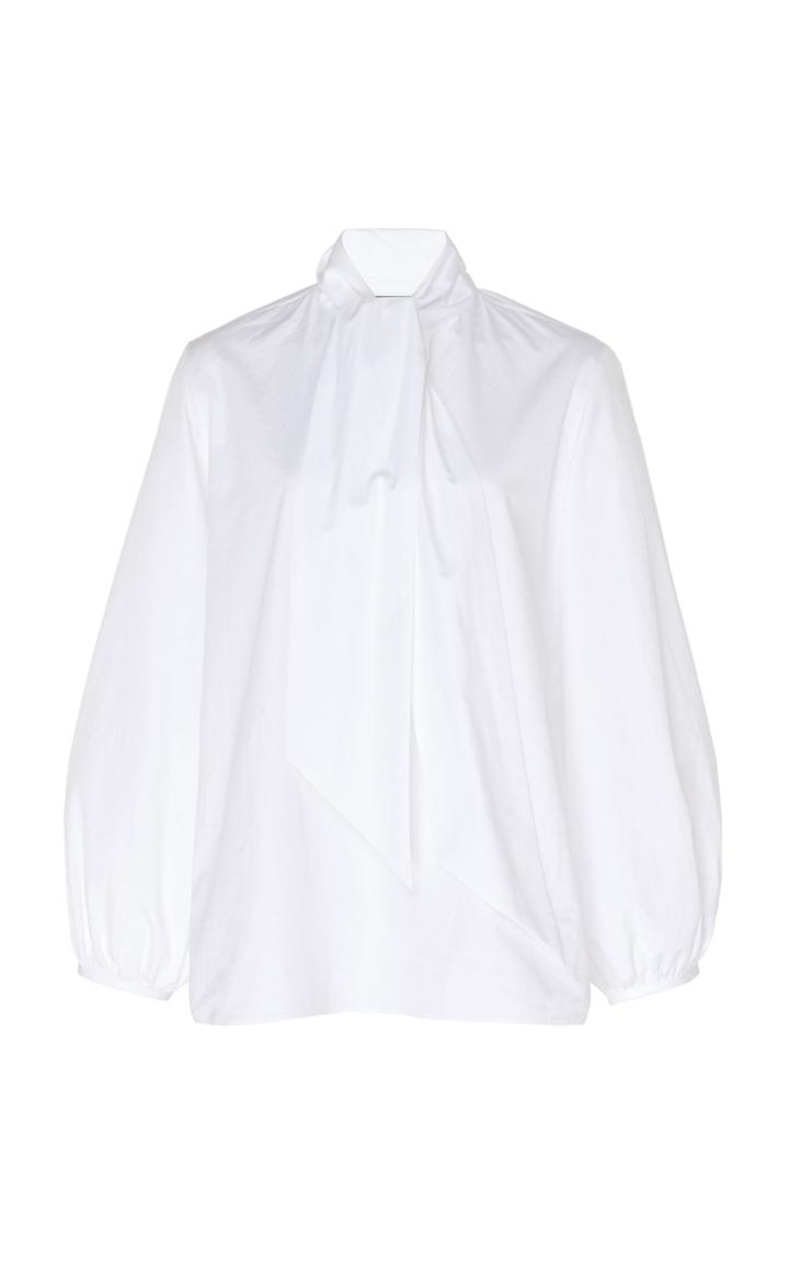 Martin Grant Bow V-neck Shirt