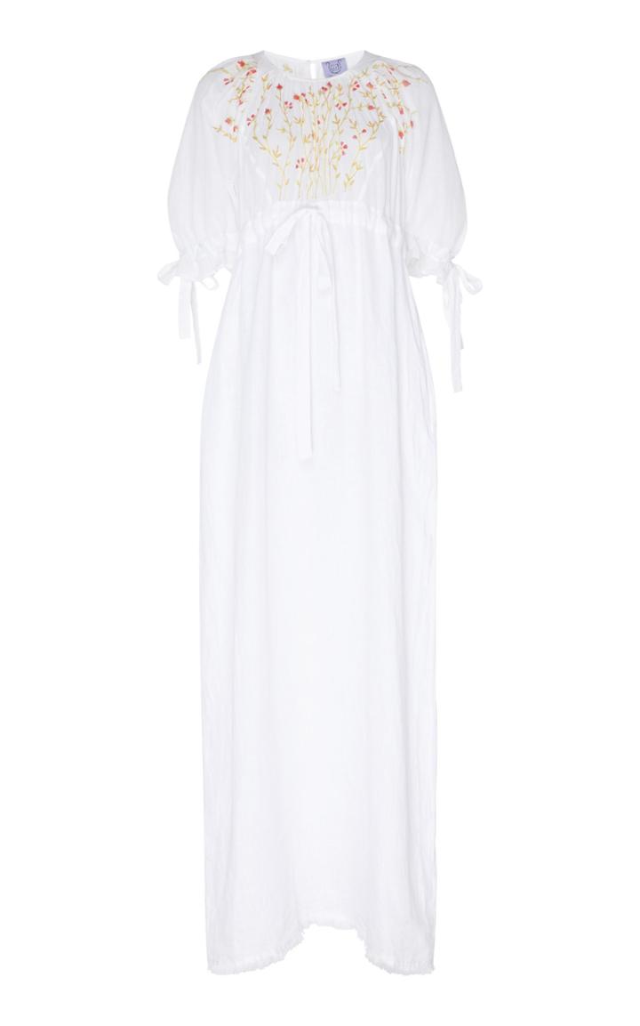 Thierry Colson Tatiana Embroidered Cotton Maxi Dress