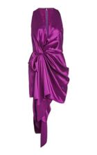 Moda Operandi Marchesa Draped Satin Dress