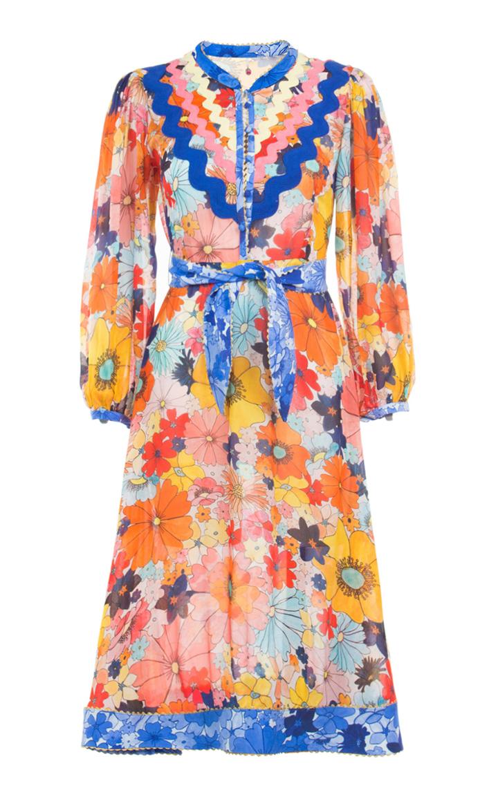 Celia B Cayenne Chiffon Midi Dress