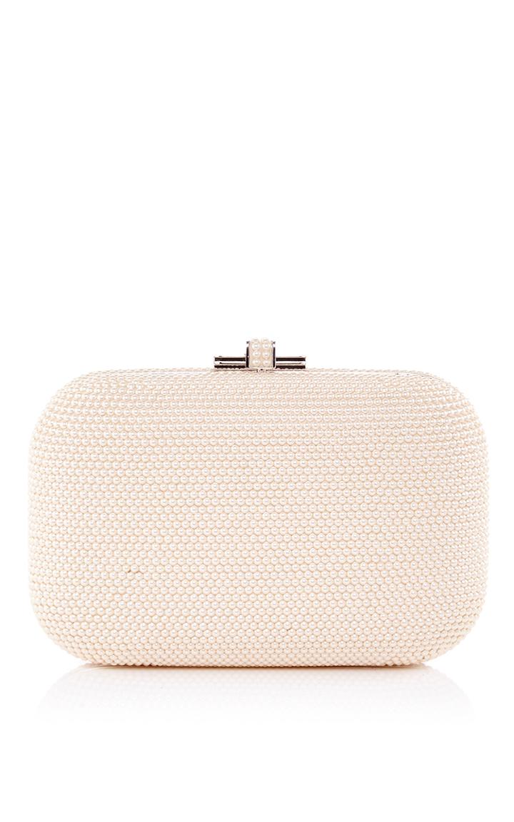 Judith Leiber Full Bead Slide Lock Clutch