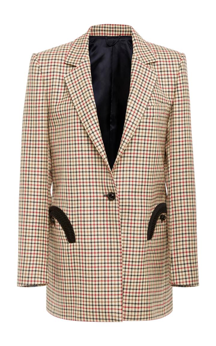 Blaz Milano George Checked Wool Blazer