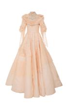 Christian Siriano Embroidered Silk Ball Gown