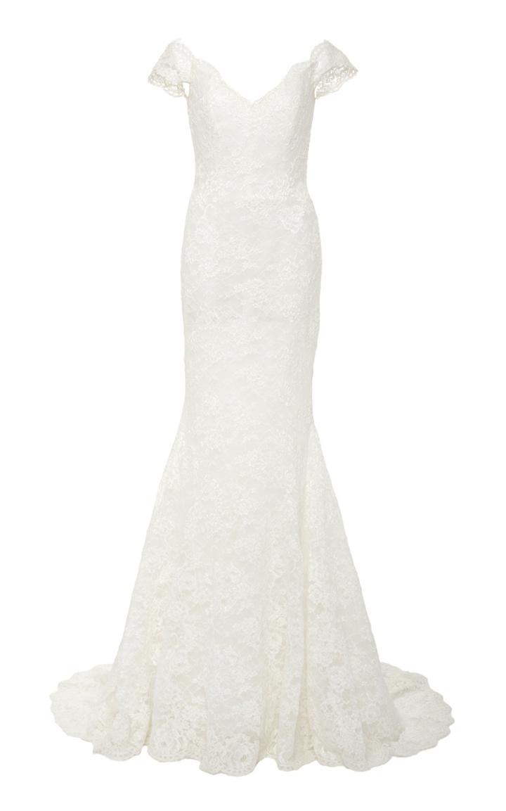 Isabelle Armstrong Delilah Off-the-shoulder Lace Mermaid Gown
