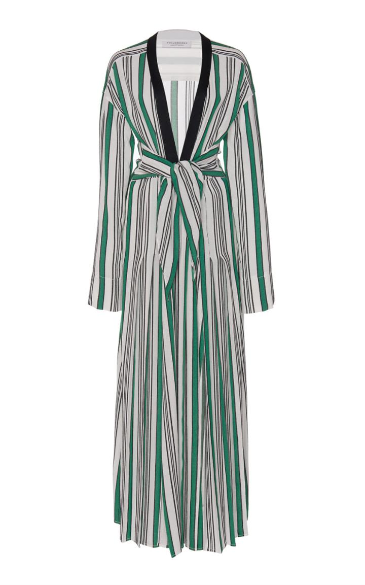 Philosophy Di Lorenzo Serafini Long Sleeved Gauze Dress
