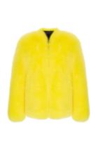 Balmain Fluorescent Fox Fur Jacket