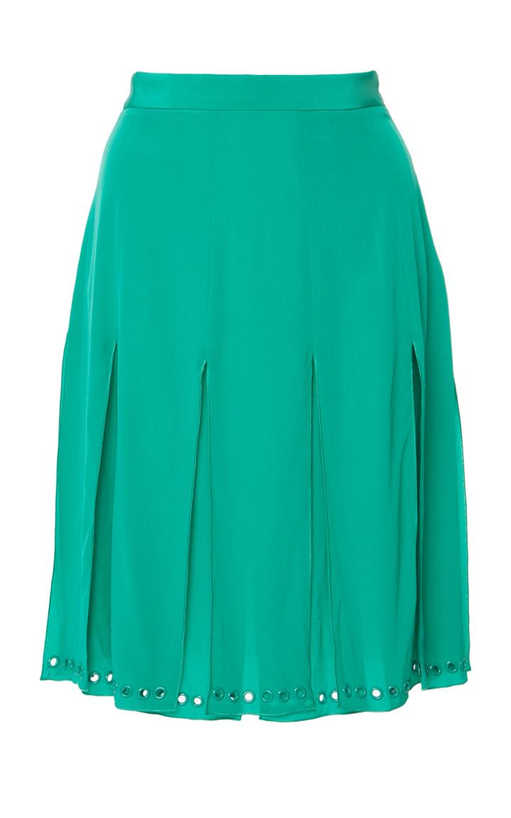 Tomas Maier Layered Silk Skirt