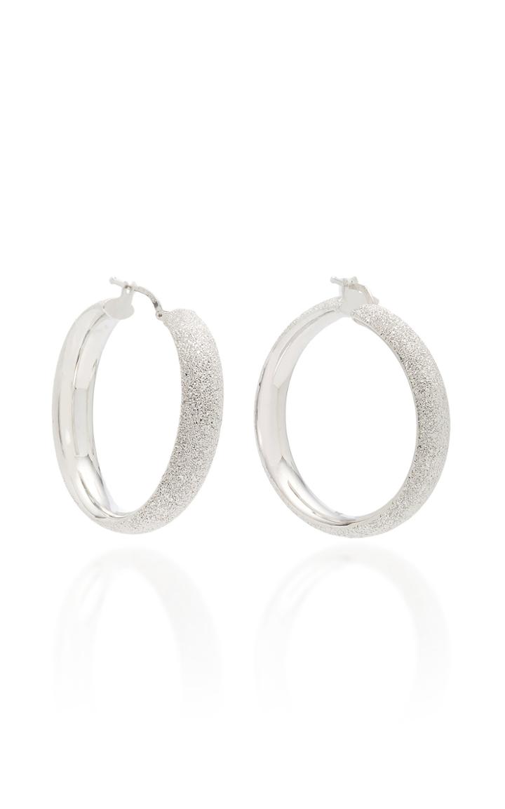 Carolina Bucci Florentine Finish Large Flat Hoops