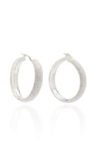 Carolina Bucci Florentine Finish Large Flat Hoops