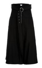 Partow Amira High-waisted Belted Skirt