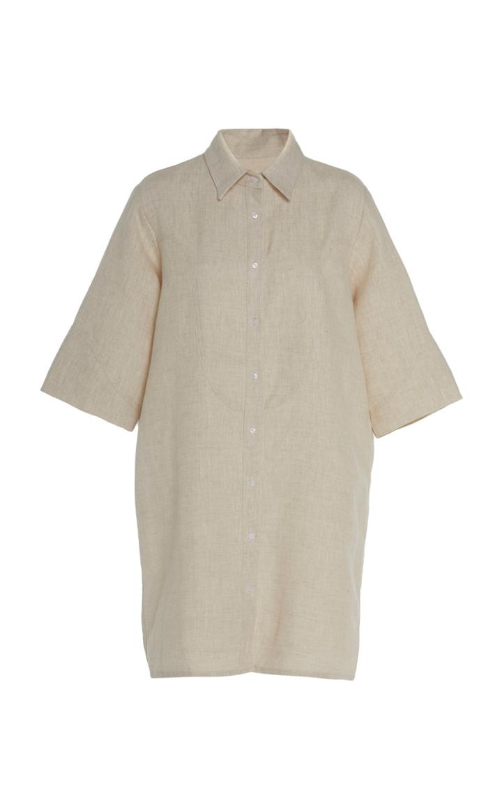 Georgia Alice Pierre Linen Shirt Dress