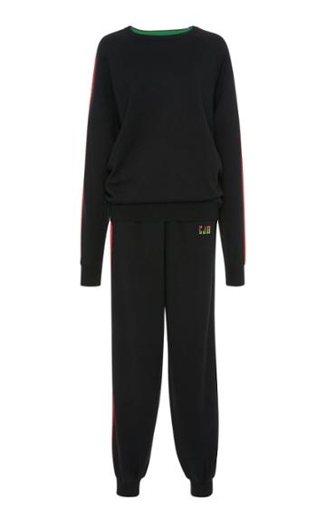 Olivia Von Halle M'onogrammable Missy Kingston Jogger Set