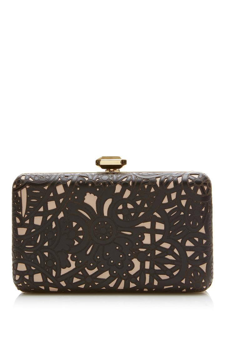 Elie Saab Laser Cut Clutch