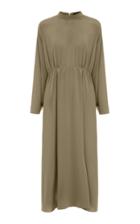 Lake Studio Midi Hemline Silk Dress