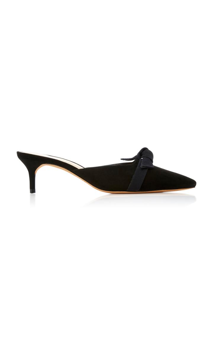 Alexandre Birman M'o Exclusive Daisy Suede Pumps