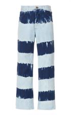 Alanui Tie Dye Cropped Straight-leg Jeans