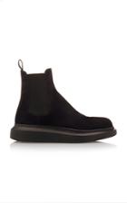 Alexander Mcqueen Suede Ankle Boots Size: 41