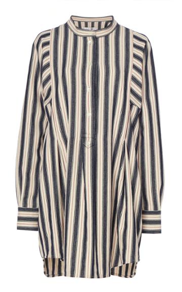 Tre By Natalie Ratabesi Oversized Striped Shirt