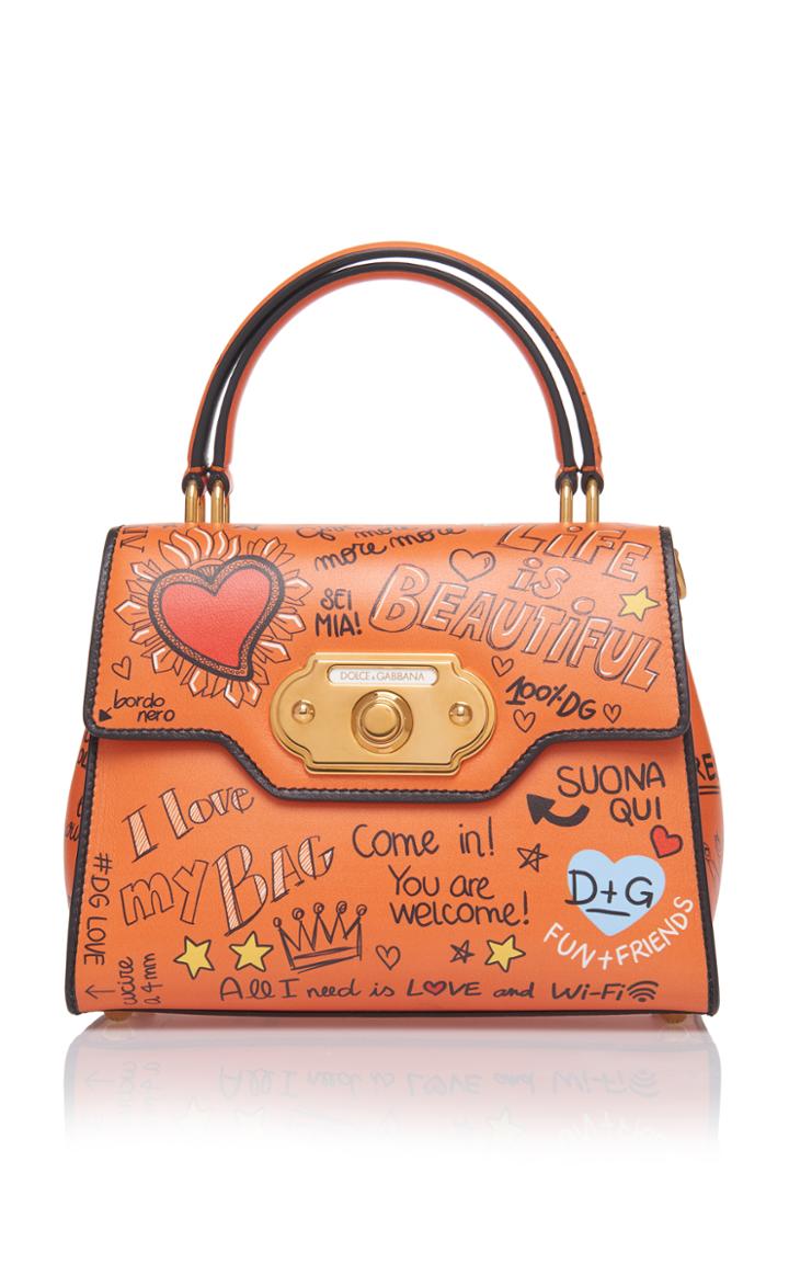 Dolce & Gabbana Medium Graffiti Welcome Bag