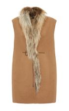 Fabiana Filippi Sleeveless Gilet With Fur Trim