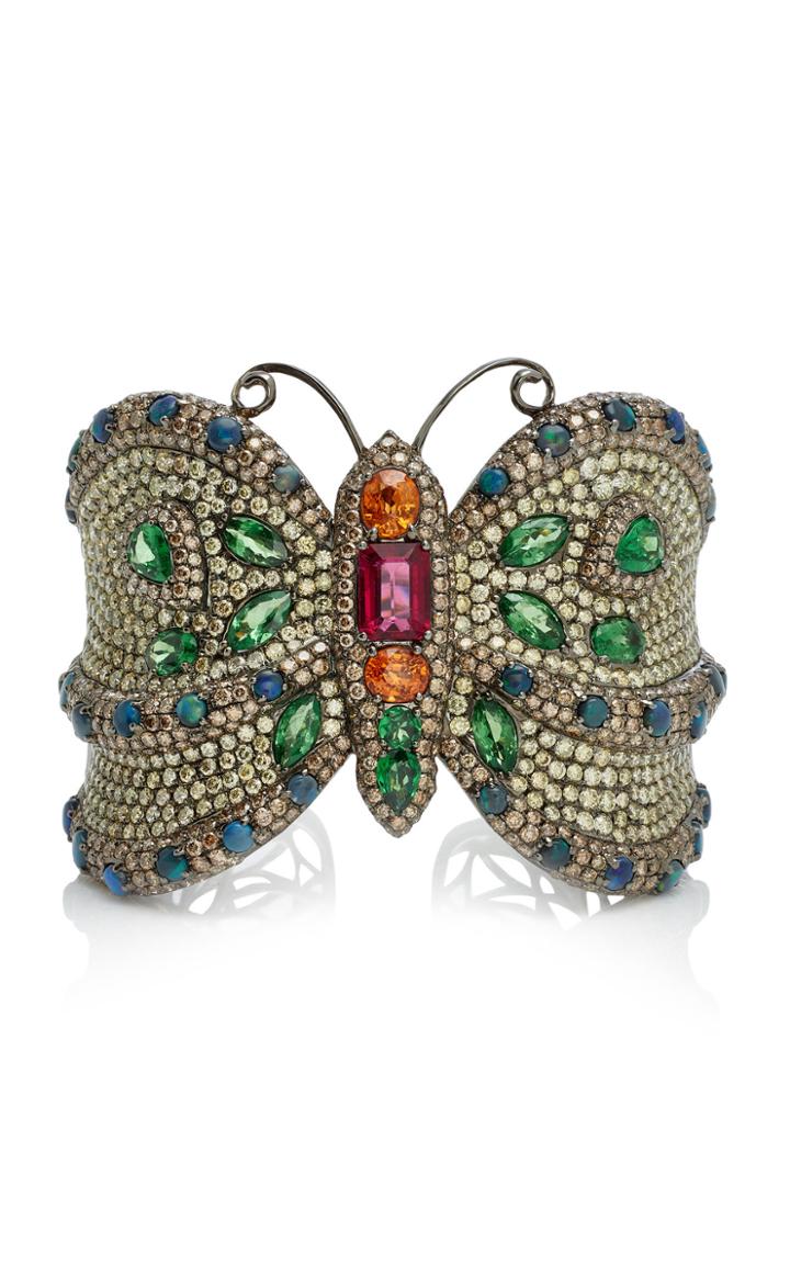 Wendy Yue 18k White Gold Multi-stone Bracelet