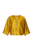 Christine Alcalay Silk 3/4 Sleeve Top