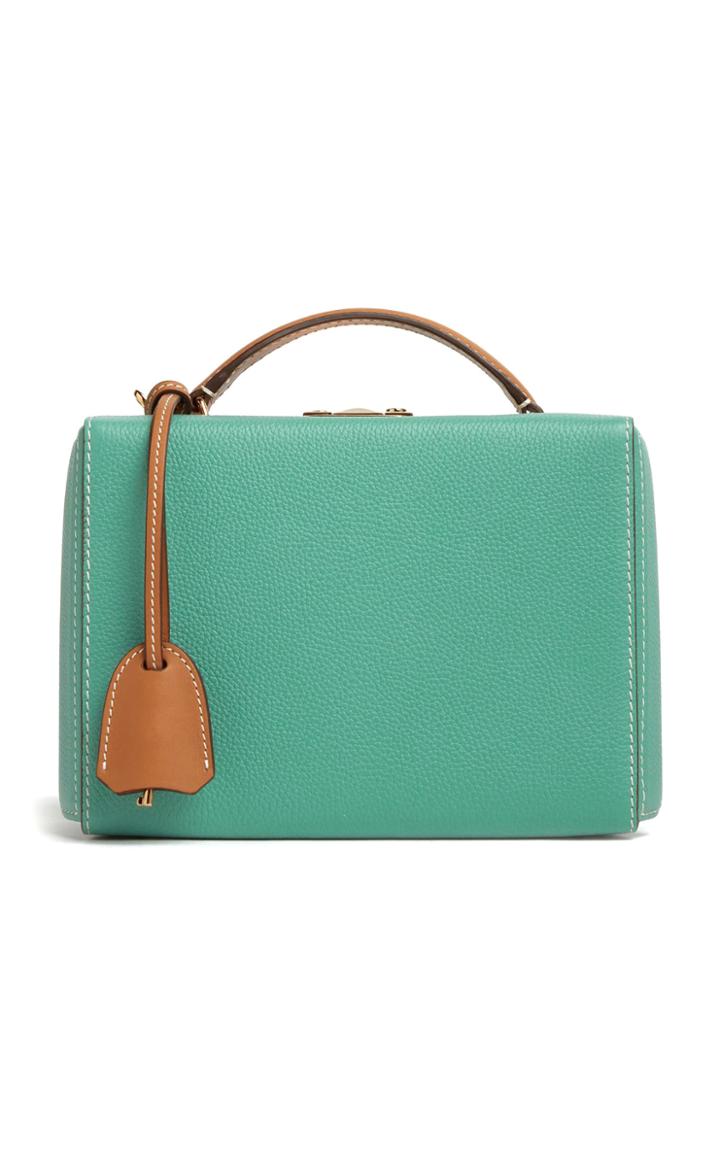 Moda Operandi Mark Cross Small Grace Color Block Leather Top Handle Bag