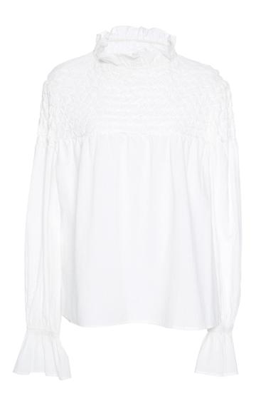 Merlette Majorelle Smocked Blouse
