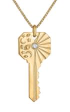 Moda Operandi Sewit Sium Large Cosmos 18k Gold-plated Key Necklace