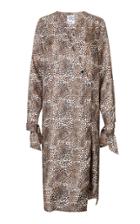Moda Operandi Baum Und Pferdgarten Ajana Silk Long Sleeve Midi Dress