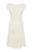 Helen Rdel Leaf Crochet Mini Dress