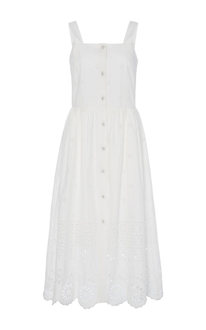 Sea Exploded Eyelet Sundress