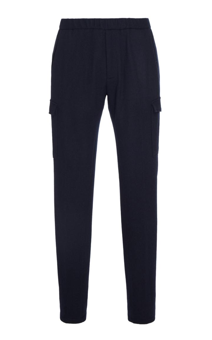 Boglioli Wool-jersey Cargo Joggers