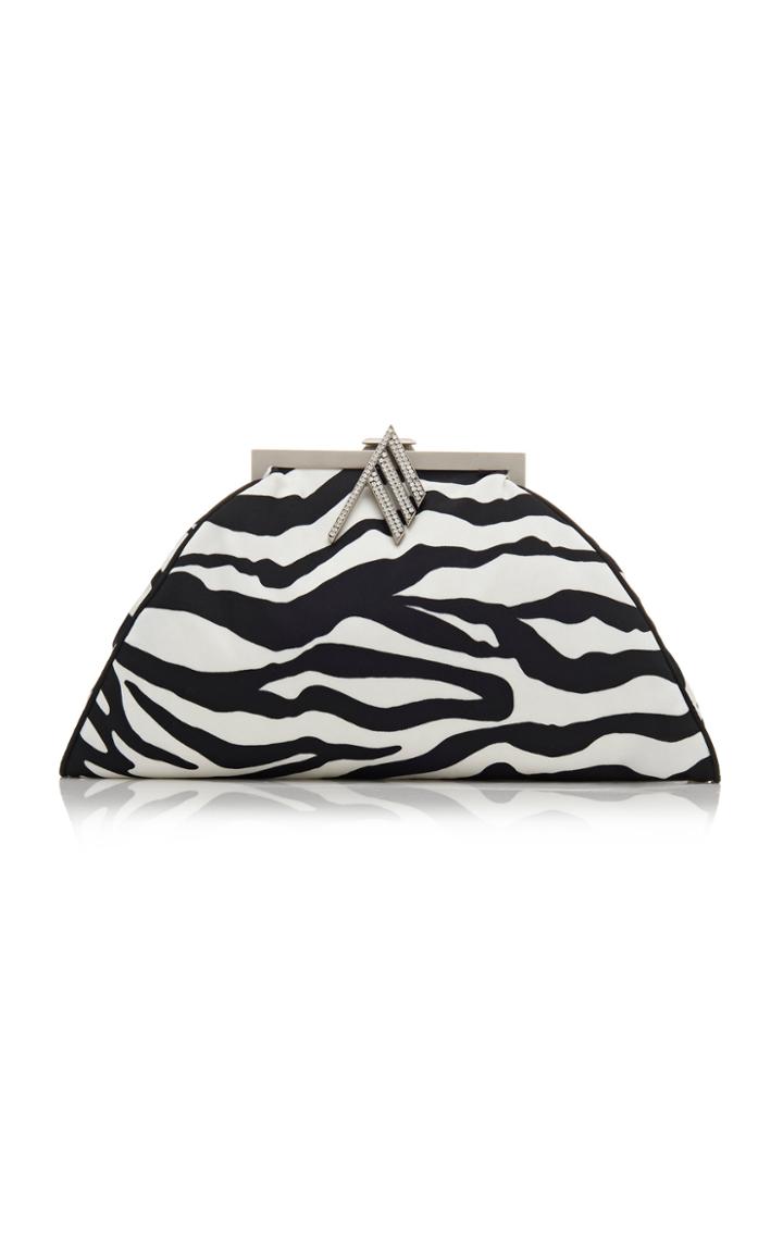 Moda Operandi Attico Printed Twill Doctor Evening Bag