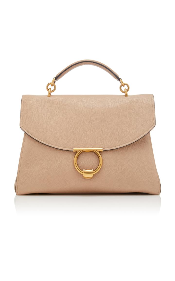 Salvatore Ferragamo Margot Gancino Vela Soft Leather Bag
