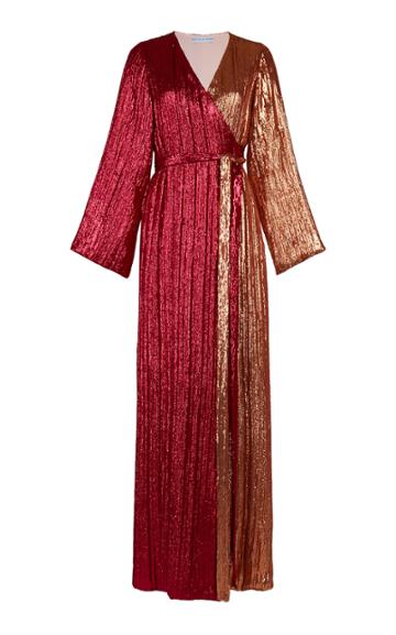 Madiyah Al Sharqi Sequin Embroidered Robe Dress