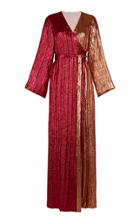 Madiyah Al Sharqi Sequin Embroidered Robe Dress