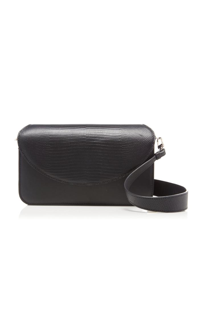 Moda Operandi Hunting Season Baguette Lizard-effect Leather Shoulder Bag
