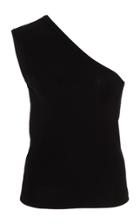 Goldsign The Rib One-shoulder Stretch-jersey Top