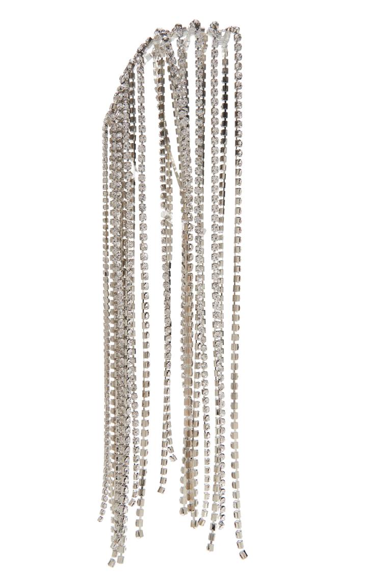 Moda Operandi Area Glass Crystal Fringe Headpiece
