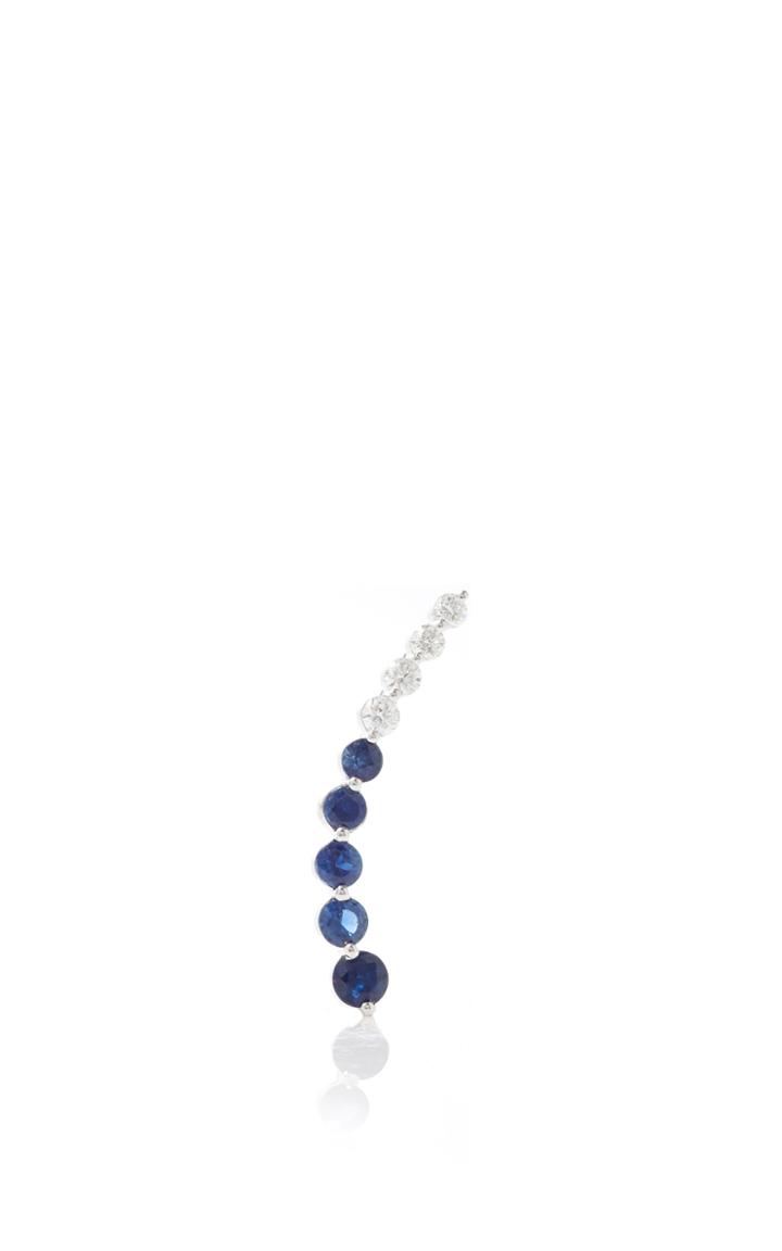 Anita Ko Right Blue Sapphire & Diamond Floating Earring