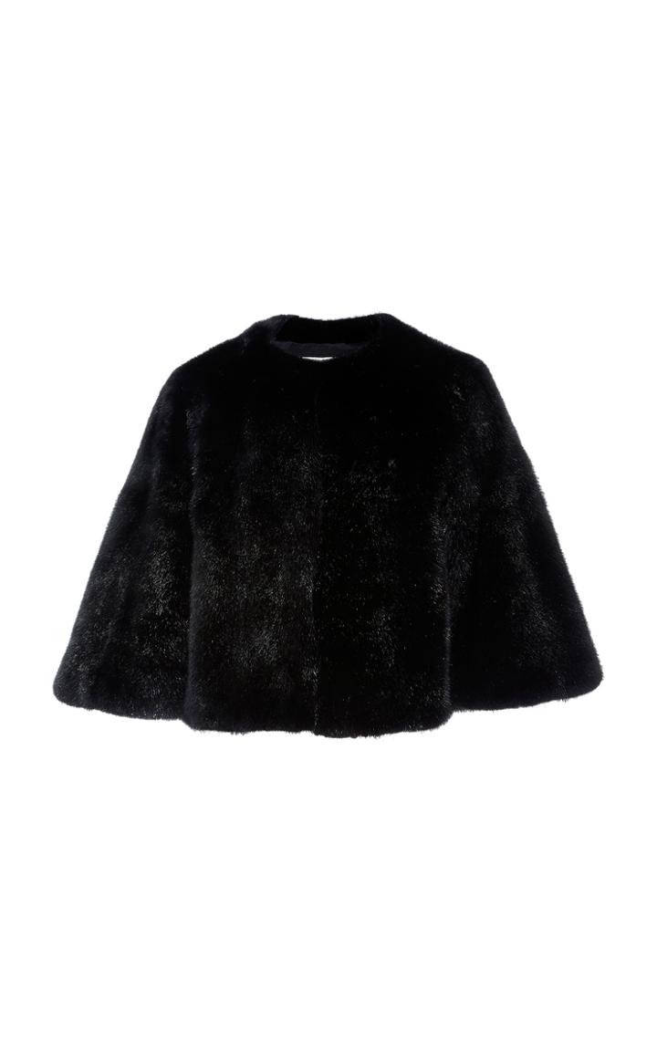 Pologeorgis Three Quarter Sleeve Mink Jacket