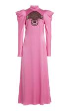 Moda Operandi Temperley London Beloved Beaded Satin Midi Dress