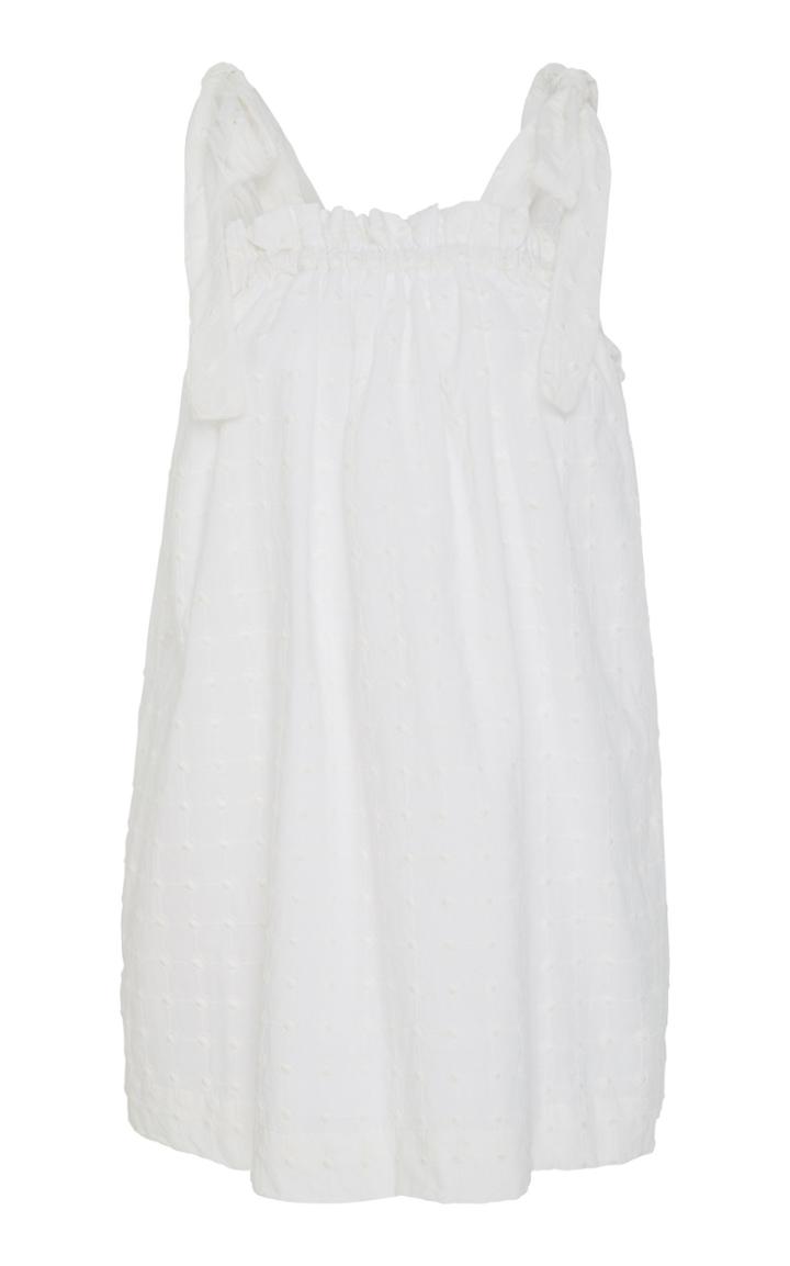 Innika Choo Broderie Cotton Mini Dress