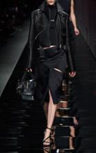 Moda Operandi Versace Cutout Vegan Leather Jacket