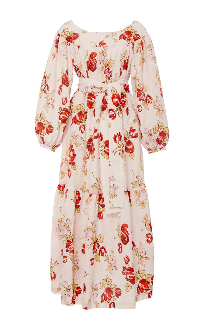 Jill Stuart Marybeth Printed Midi Dress